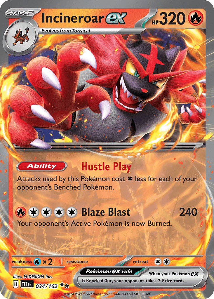 Incineroar ex 34