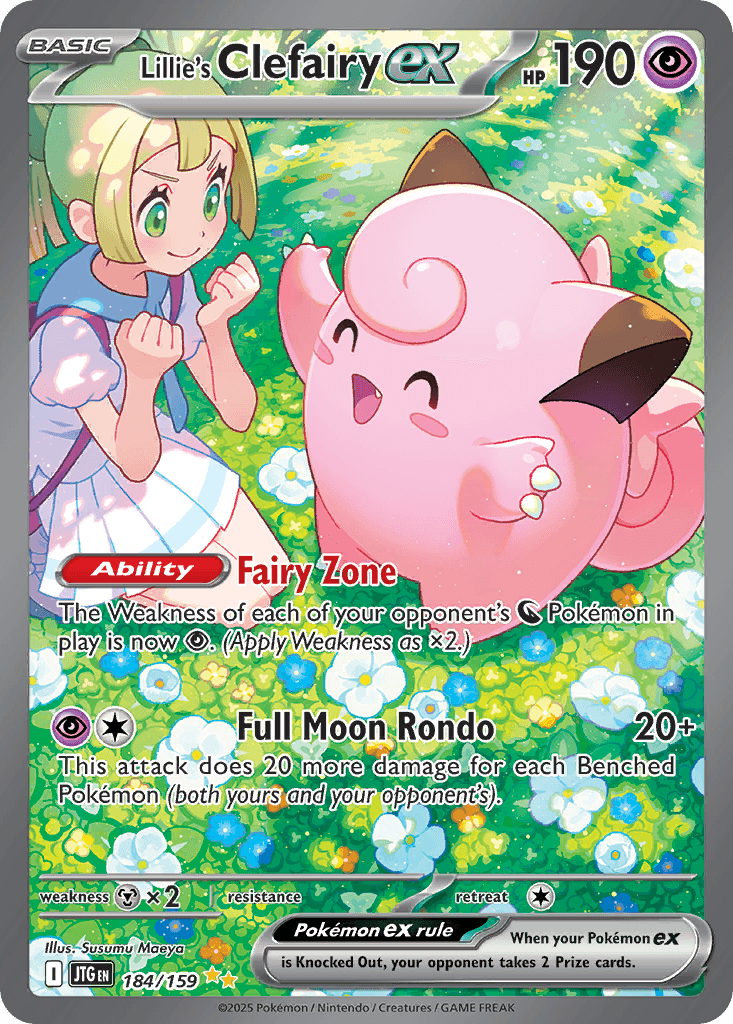 Lillie's Clefairy ex 184/159