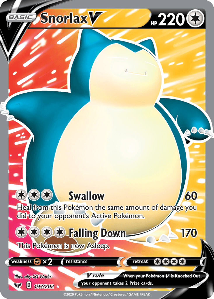 Snorlax V 197