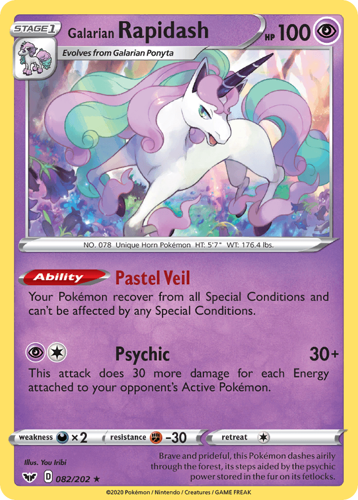 Galarian Rapidash 82