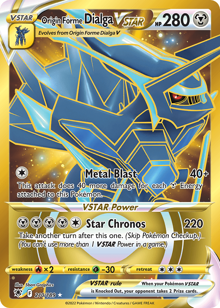 Origin Forme Dialga VSTAR 210