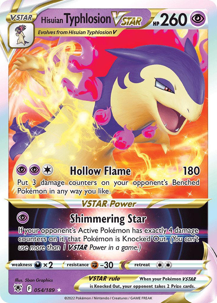 Hisuian Typhlosion VSTAR 054/189