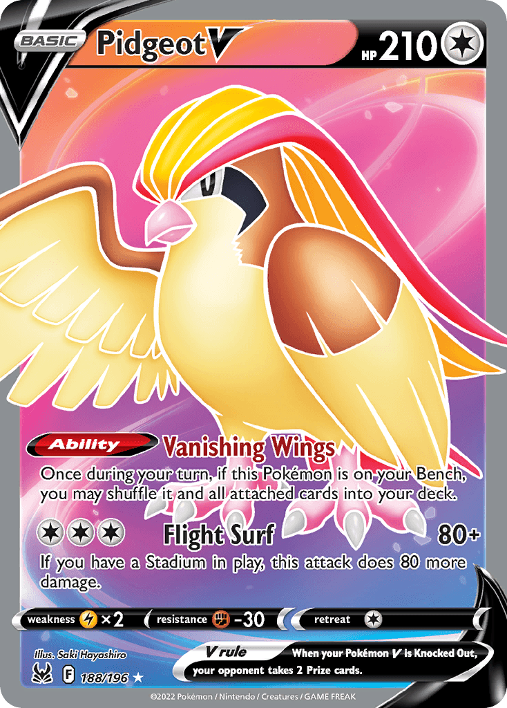 Pidgeot V 188