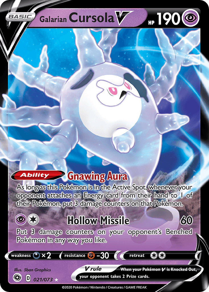 Galarian Cursola V 21