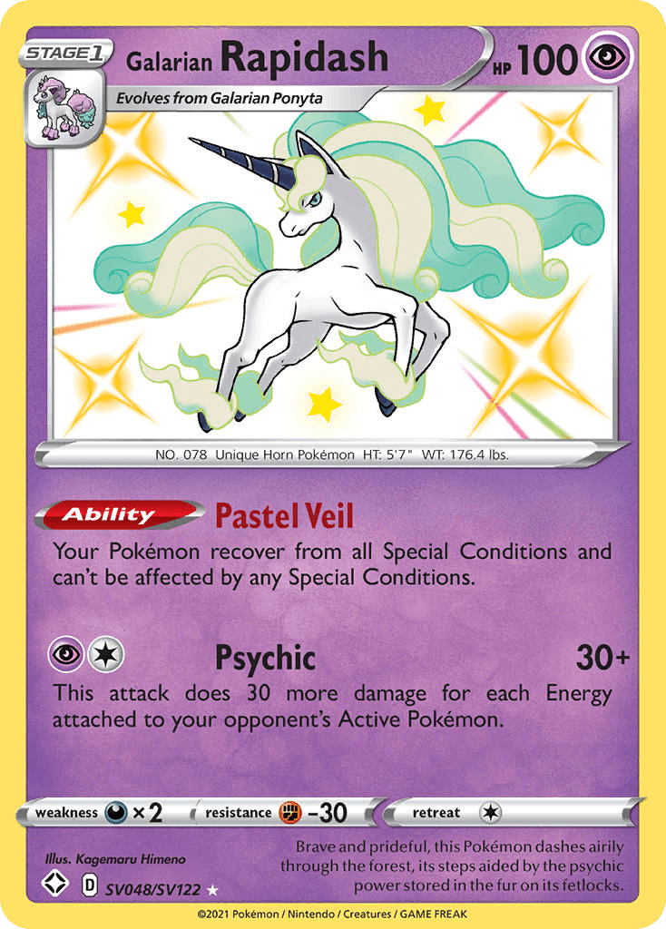 Galarian Rapidash SV048