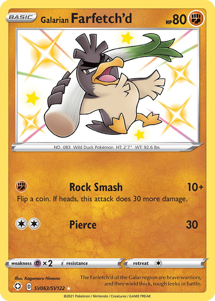 Galarian Farfetch'd SV063