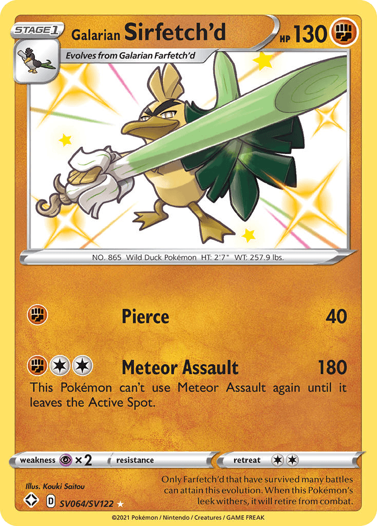 Galarian Sirfetch'd SV064/SV122