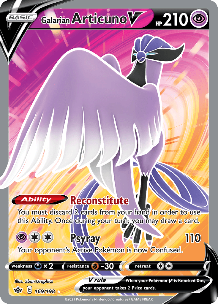 Galarian Articuno V 169