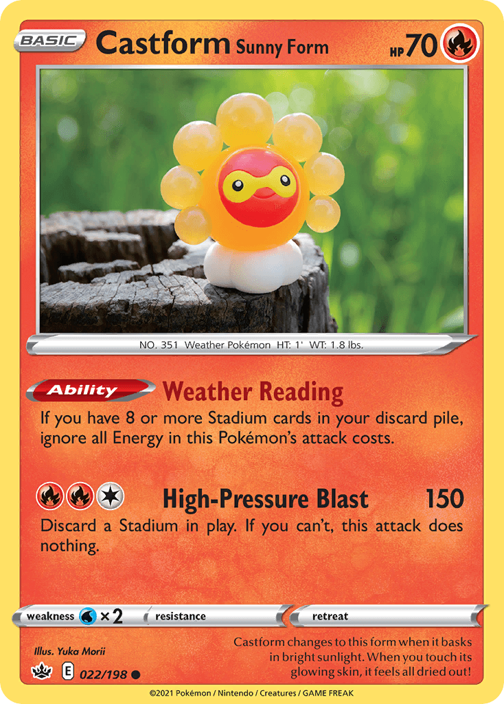 Castform Sunny Form 022/198