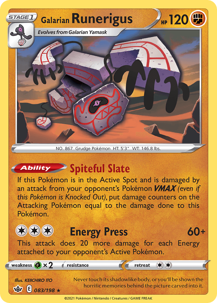 Galarian Runerigus 083/198