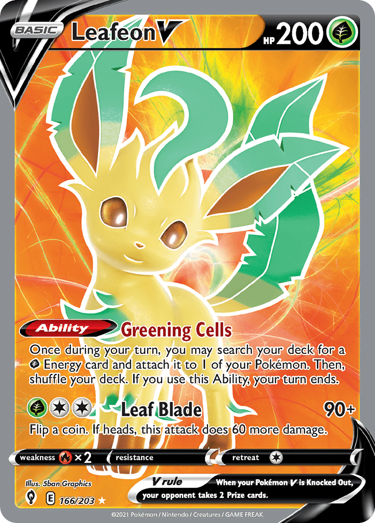 Leafeon V 166