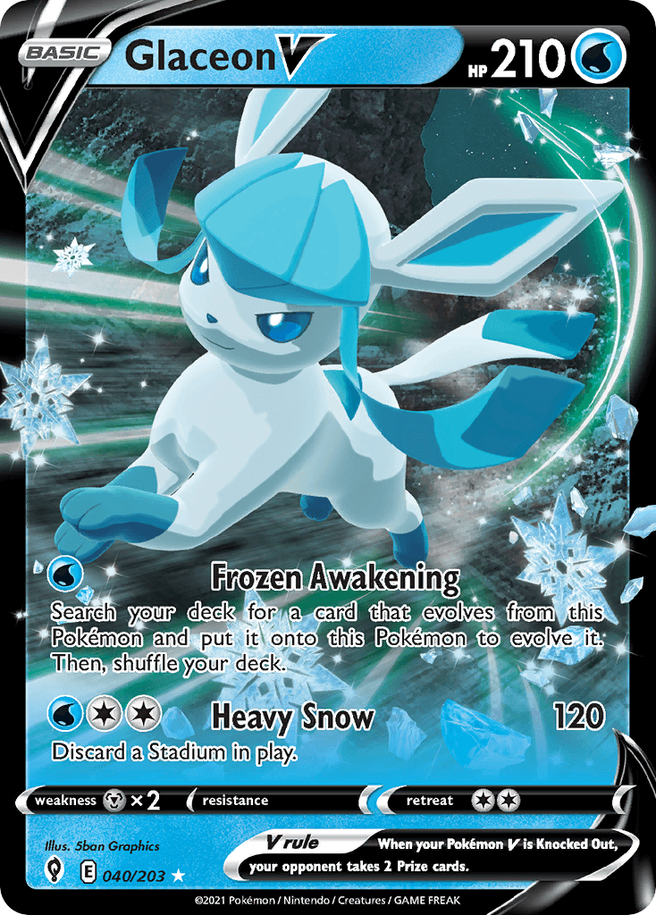 Glaceon V 040/203