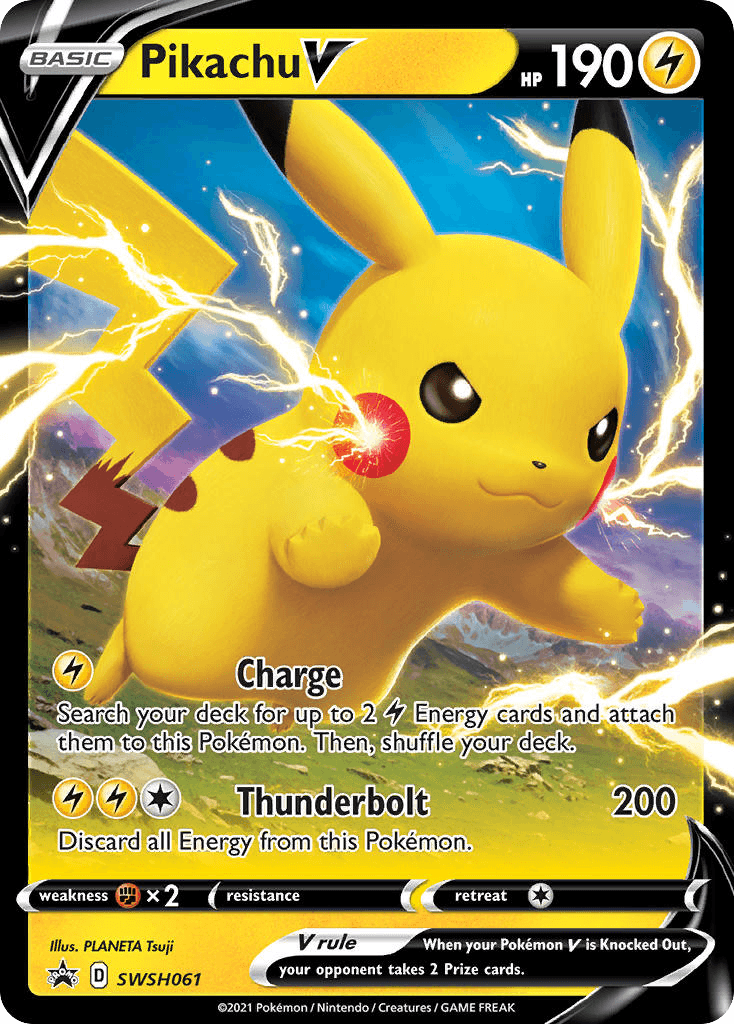 Pikachu V SWSH061