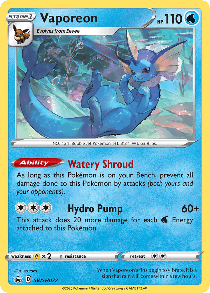 Vaporeon SWSH072