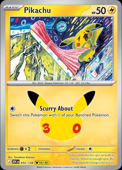 Pikachu (10/30) 032/128