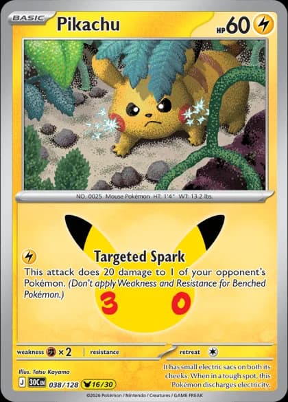Pikachu (16/30) 038/128