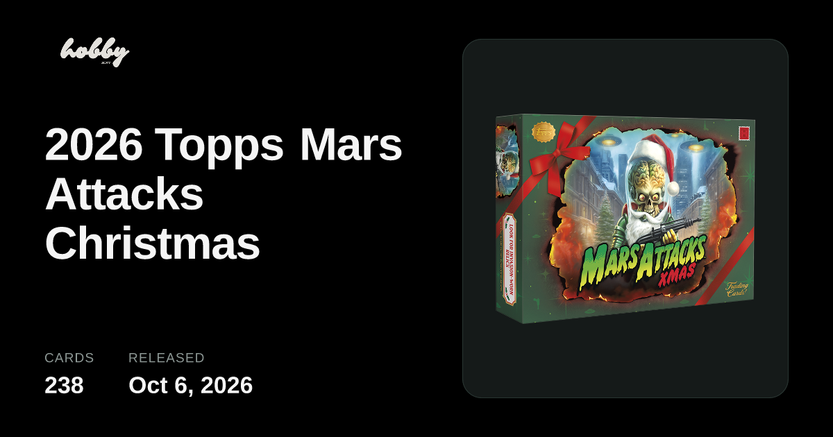 2026 Topps Mars Attacks Christmas checklist | HobbyScan